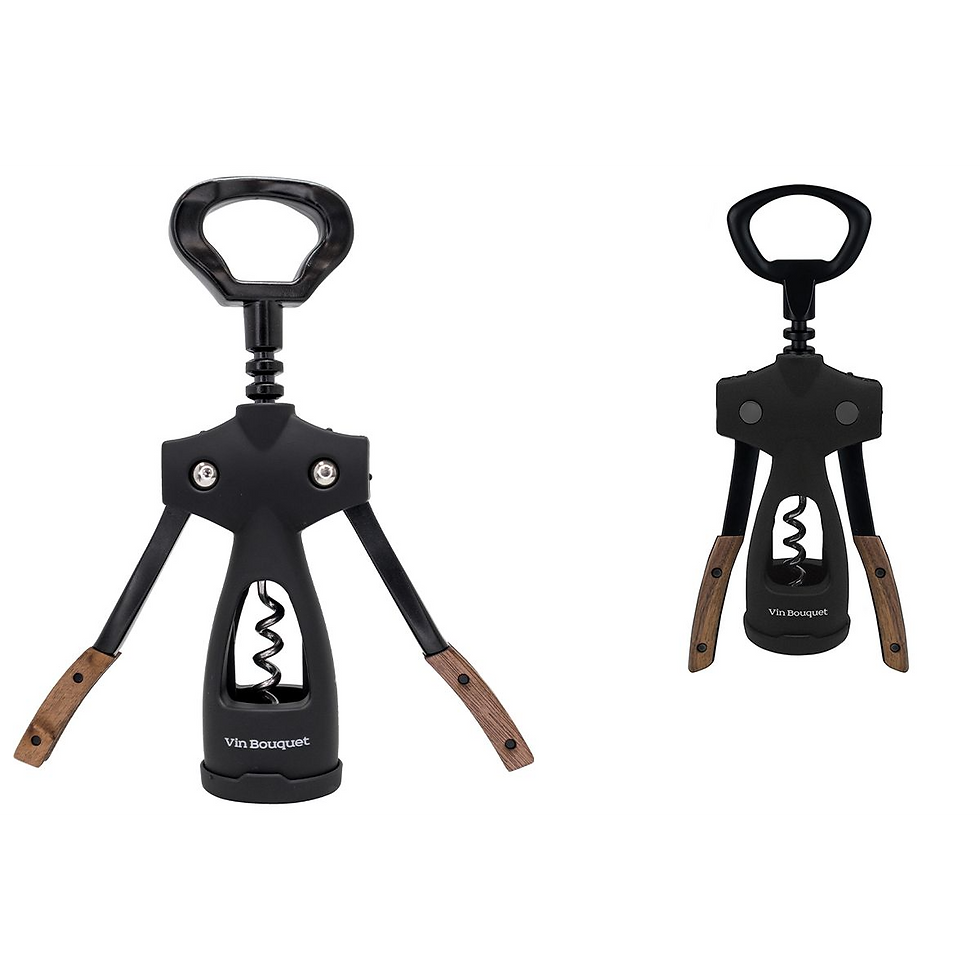 Socadis - Tire bouchon bois et métal Vin Bouquet