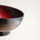 サムネイル： 【福田 敏雄】汁椀・黒内赤