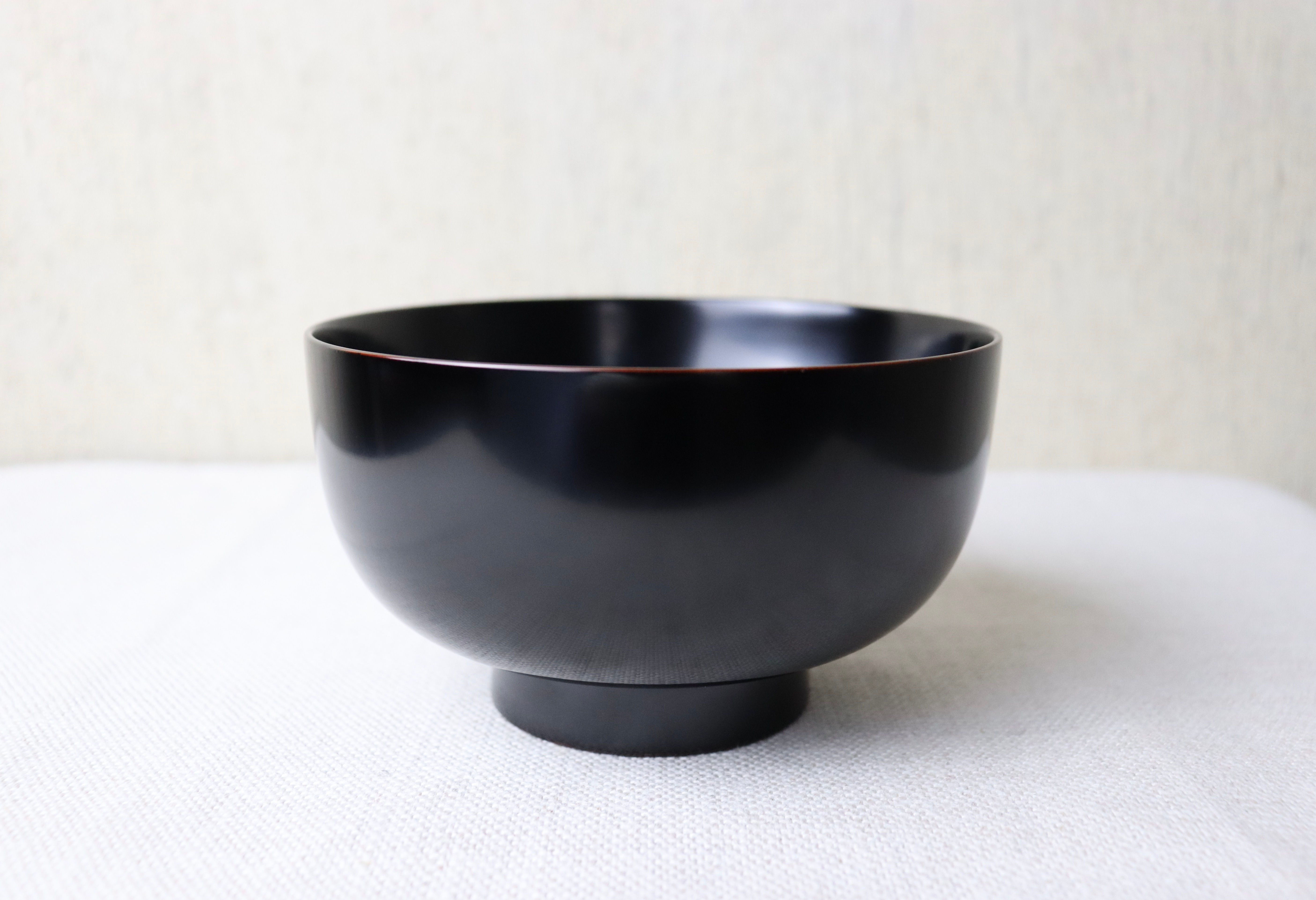 【岩舘 隆】浄法寺椀・中・黒