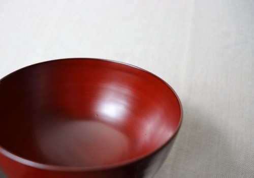 赤木明登】日々椀・大・赤 | 京都で木と漆で作ったお椀を扱う