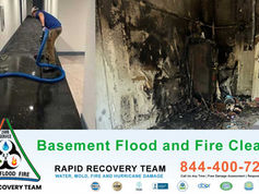Basement Flood and Fire Cleanup
