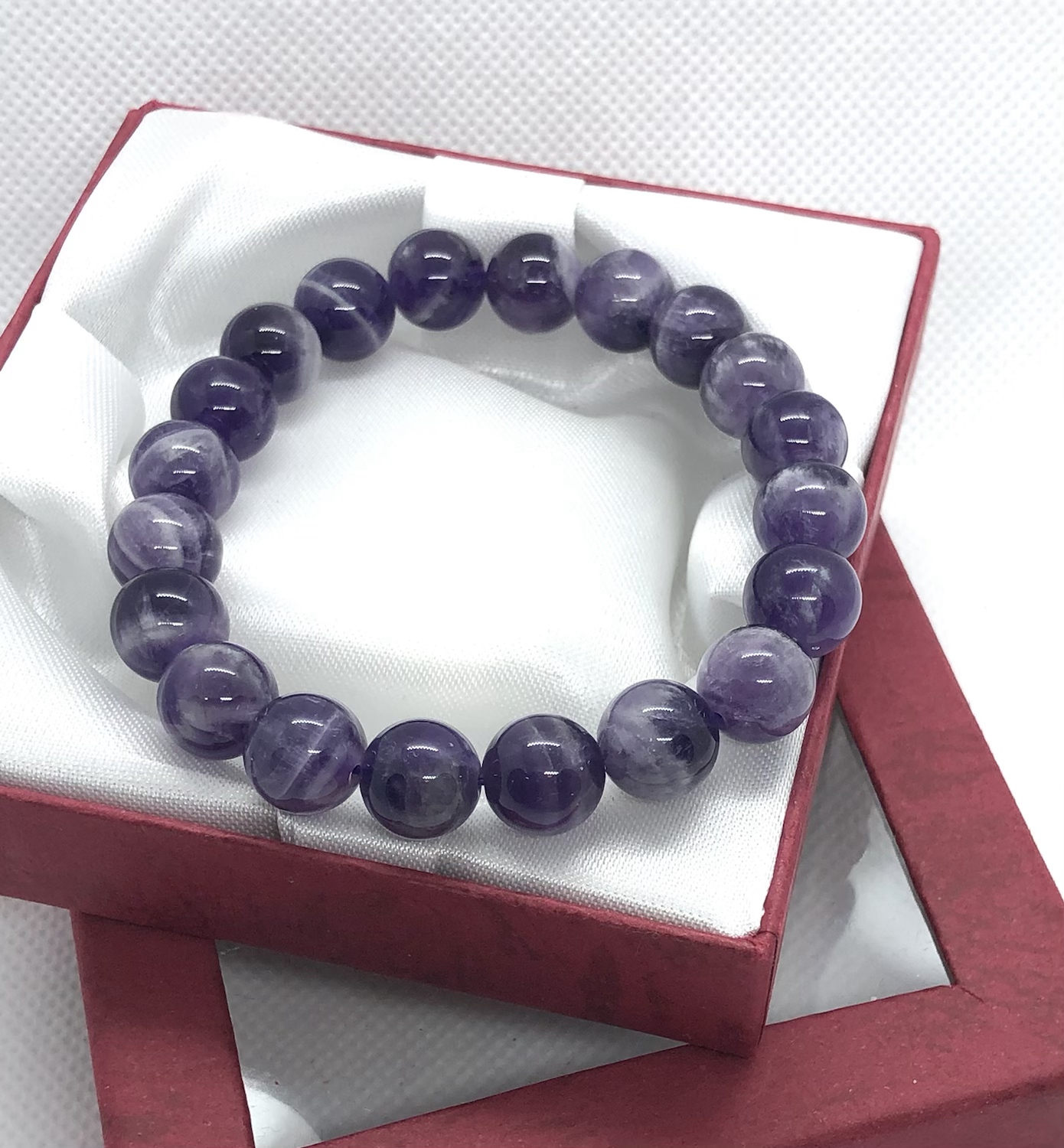 Natural Dream Dark Amethyst Stone Bracelet