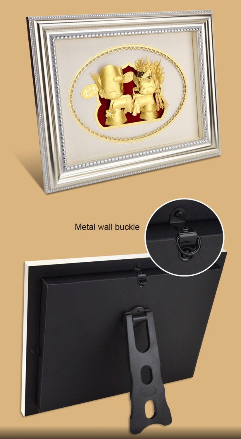Thumbnail: Style B- Wedding/ Engagement Gift -24K Gold Foil