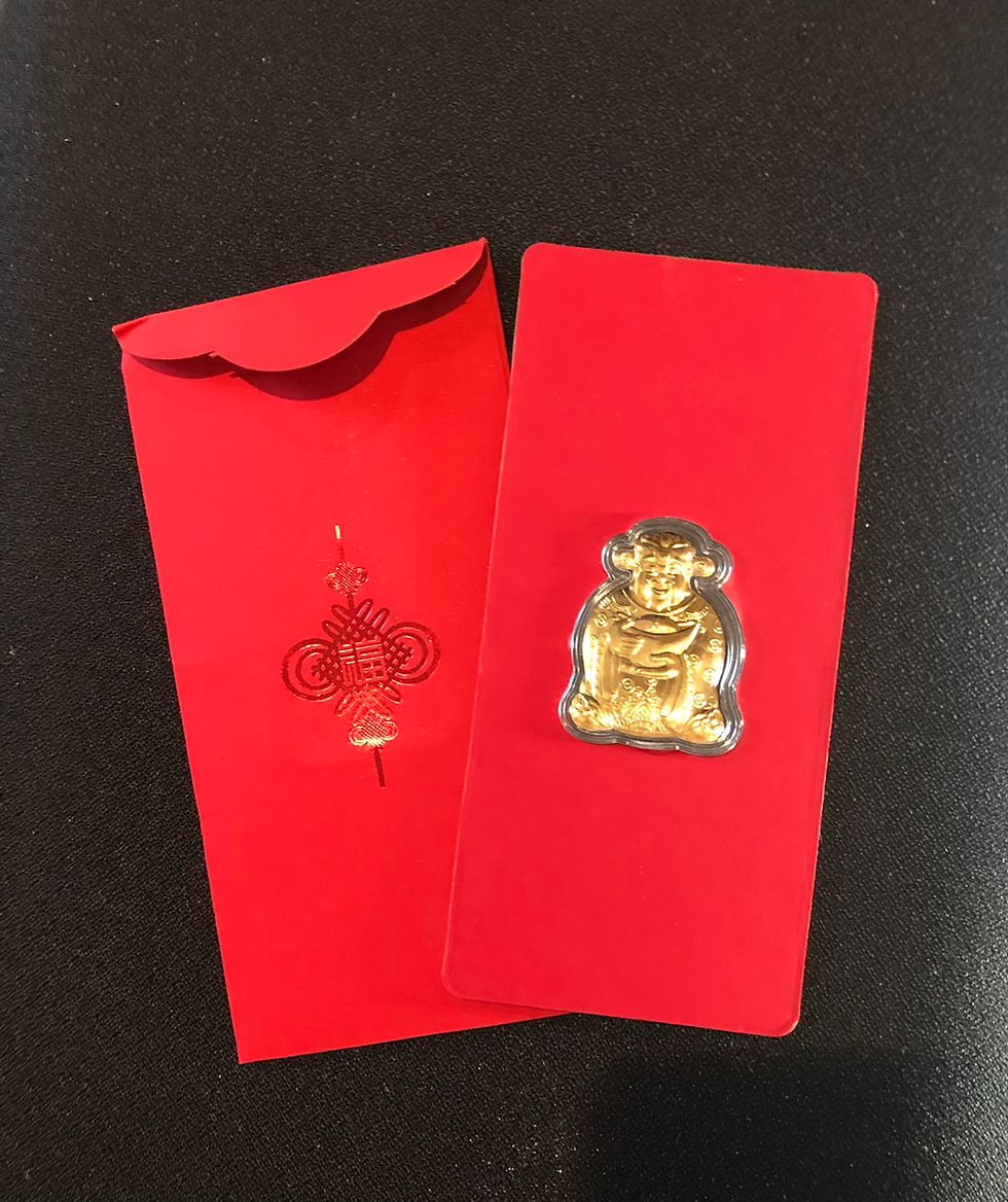 Thumbnail: God of Wealth -24K Gold Foil Lucky Red Money Envelope
