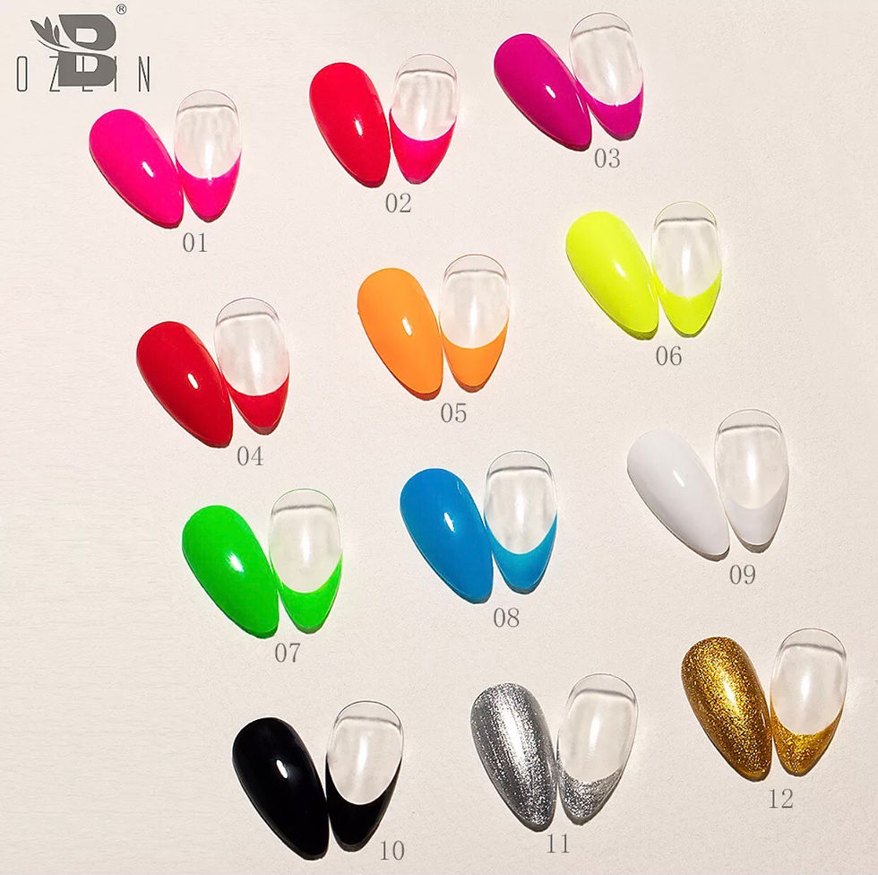 Thumbnail: 12 Color Gel Nail Art Liner Kit by Bozlin