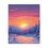 Thumbnail: Stretched Canvas Sunset in snow capped mountains