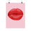 Thumbnail: Bright red lips Matte Vertical Posters