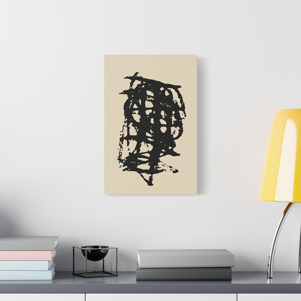 Thumbnail: Beige and Black Classic Canvas