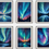 Thumbnail: Set of 6 Celestial Sky Prints
