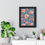 Thumbnail: English floral Framed Vertical Poster