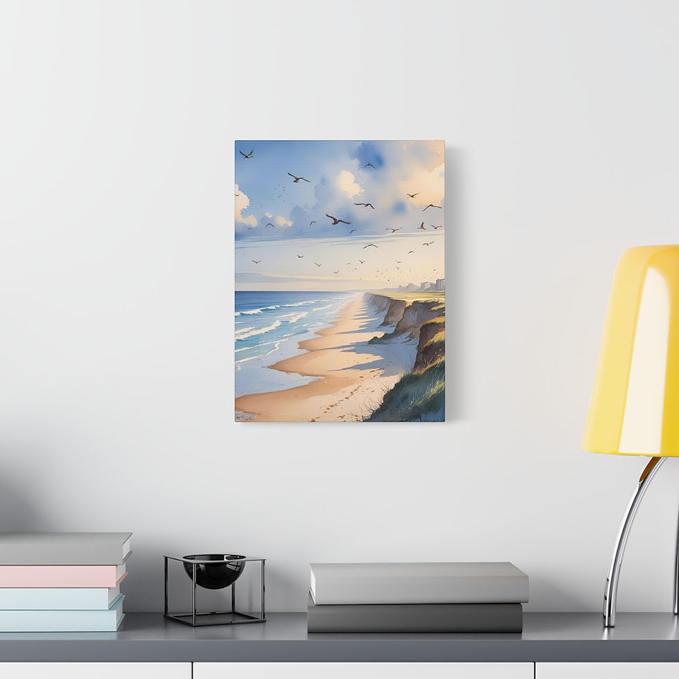 Thumbnail: By the beach Classic Canvas