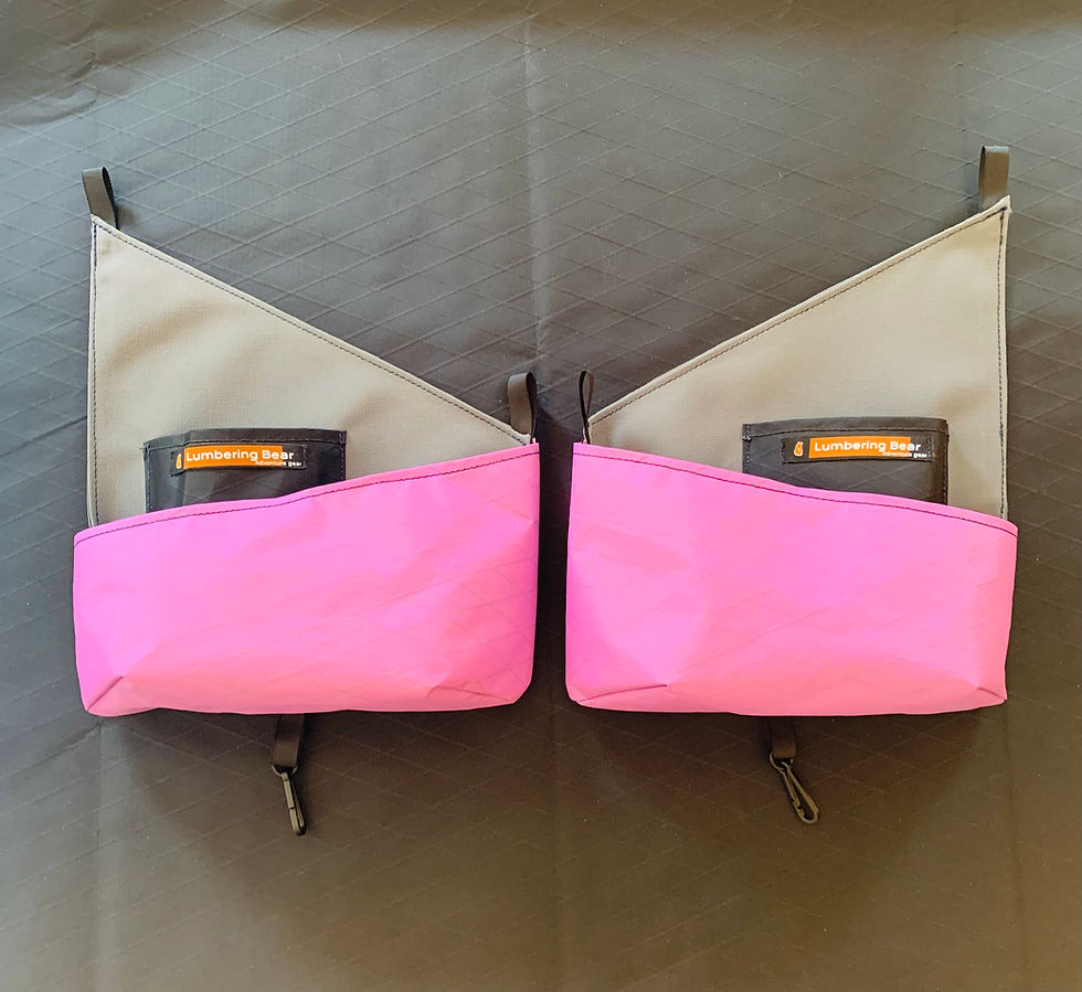 Thumbnail: GFC Wall Sack storage bag mulberry/wolf grey