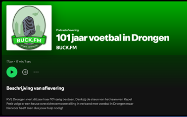 Podcast 101 jaar KVE Drongen