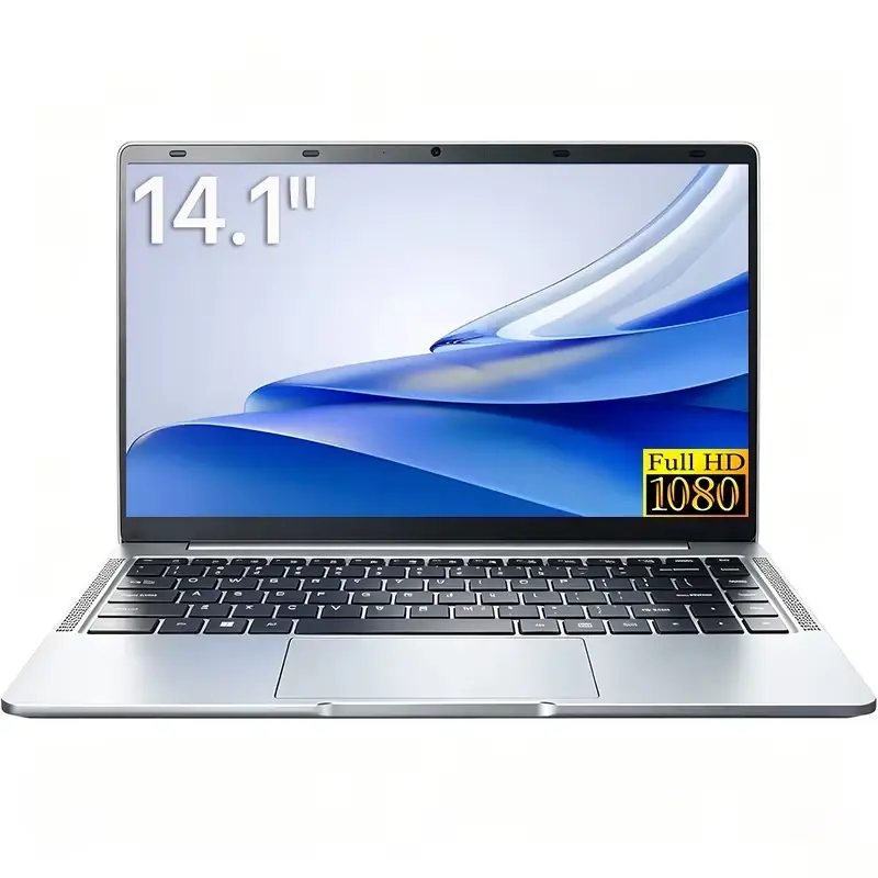 Thumbnail: Xiaman 14.1 Inch HD Display Laptop Computer Windows 11 Pro Intel Atom A3950