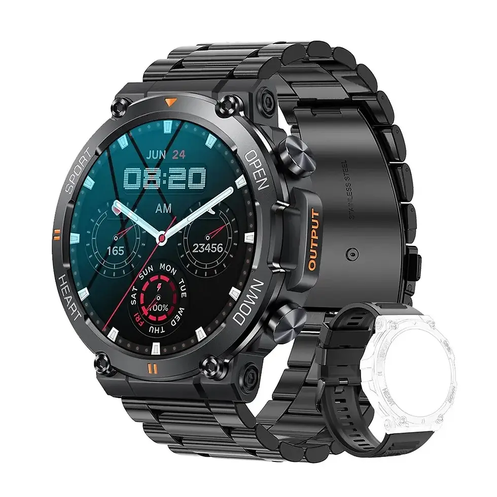 Thumbnail: MEVADEN MD56 1.39 Inch HD Bluetooth Call Smartwatch for Men