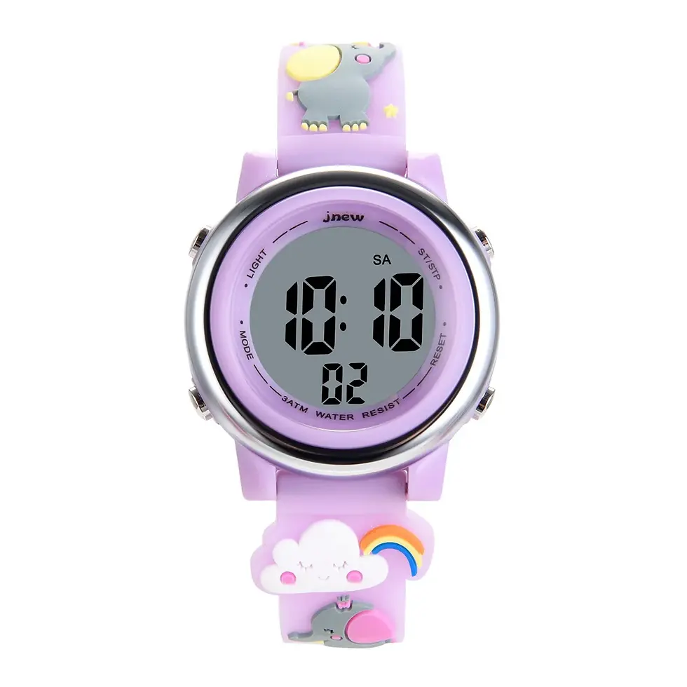 Miniatura: UTHAI H120 Children's Cartoon Sports Watch Alarm Clock 30M Waterproof Kids