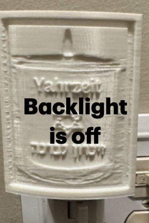 Thumbnail: Electric Yahrzeit Light -  Traditional Yahrzeit Candle in Glass Container