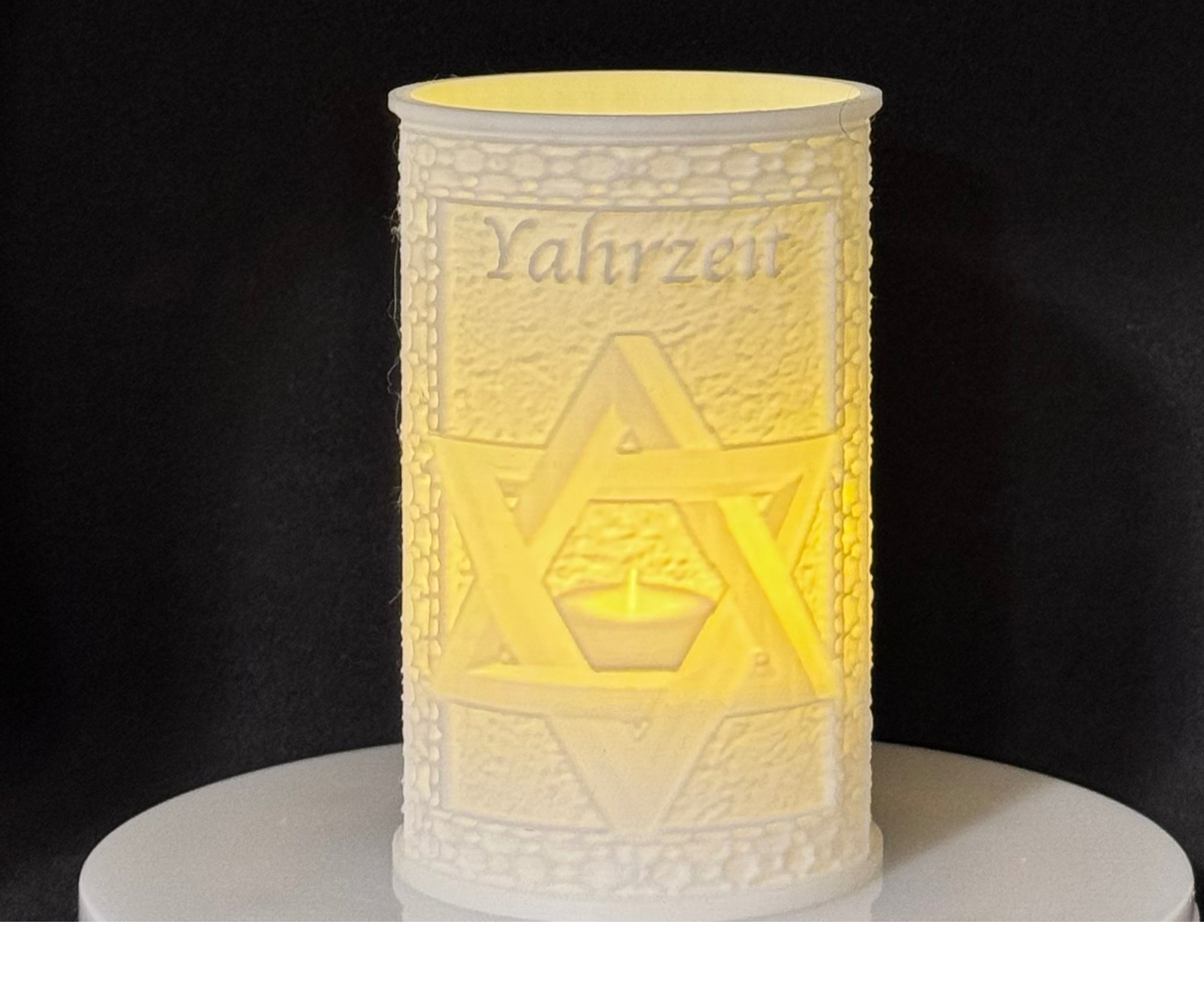 Pillar Yahrzeit- Mosaic Border