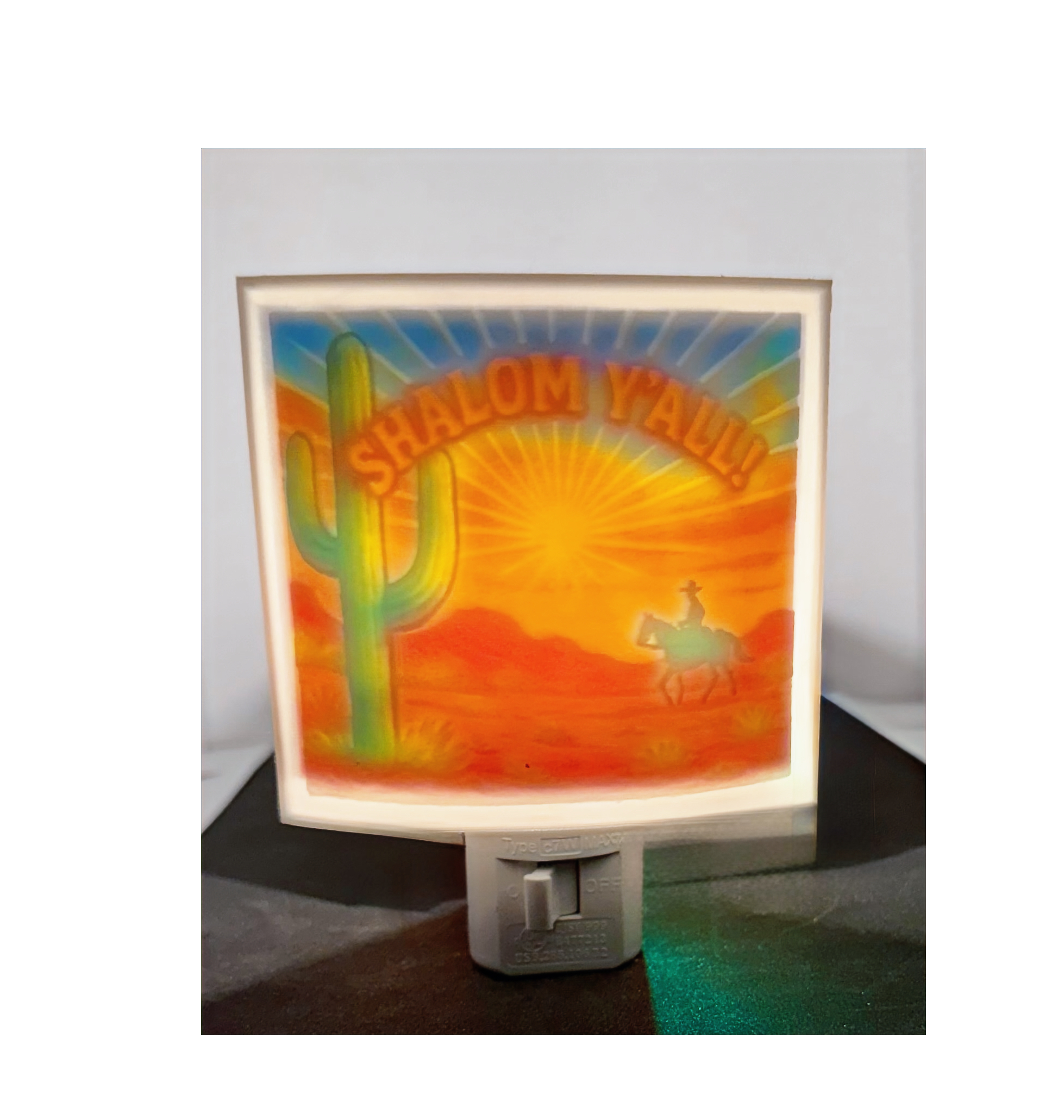 Southwest Shalom Y'All Nightlight
