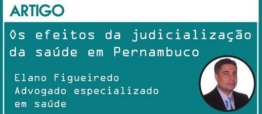 Artigo: Os efeitos da judicialização da saúde em Pernambuco