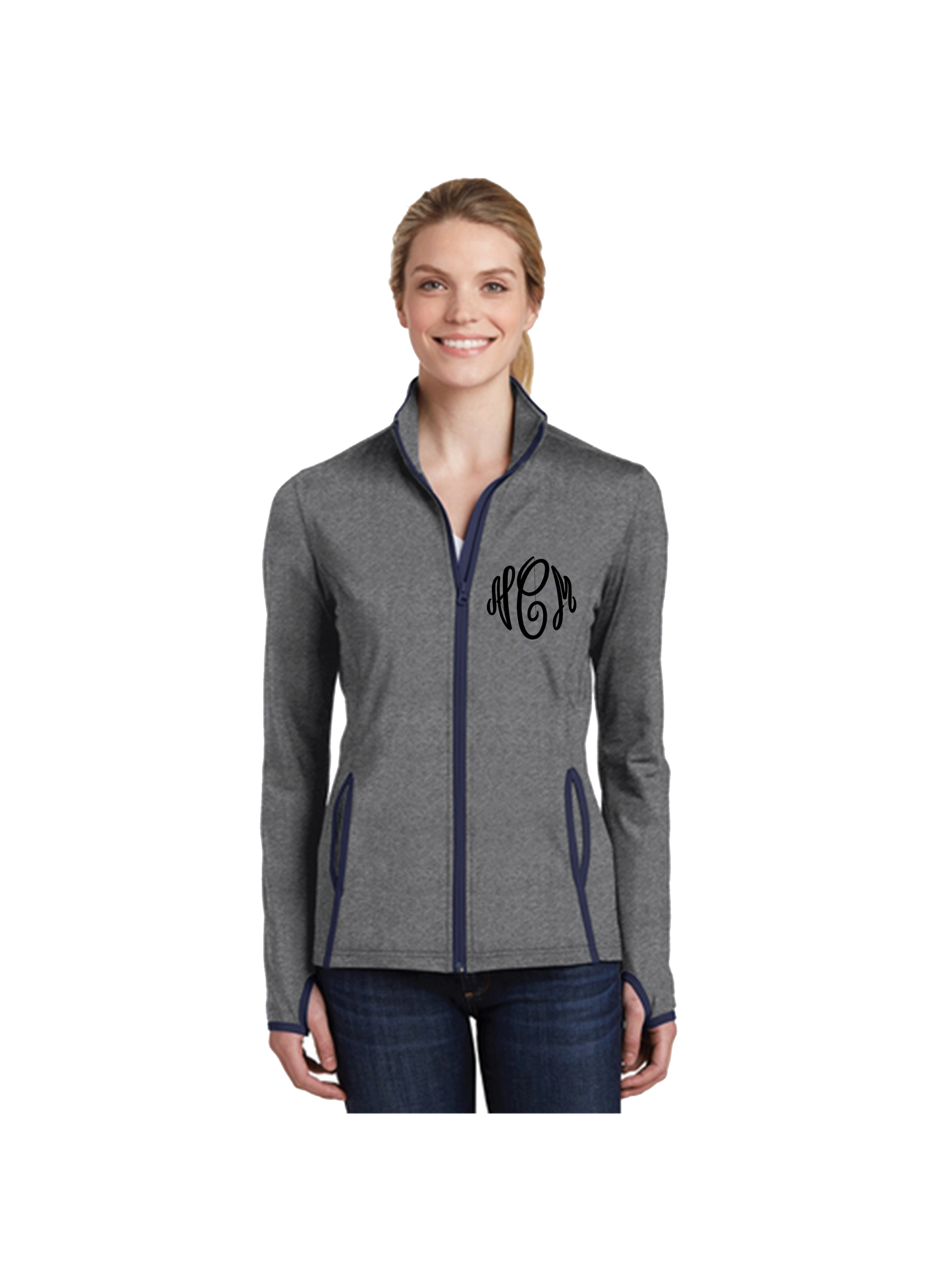 Ladies Adult Performance BlackTrim Jacket