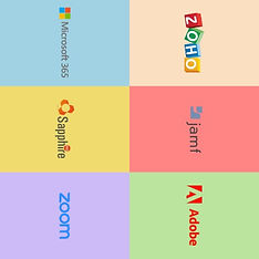 Software and SaaS Application Solution Partnerships with Zoho, JamF, Adobe, Microsoft, Sapphire IMS, Zoom and more