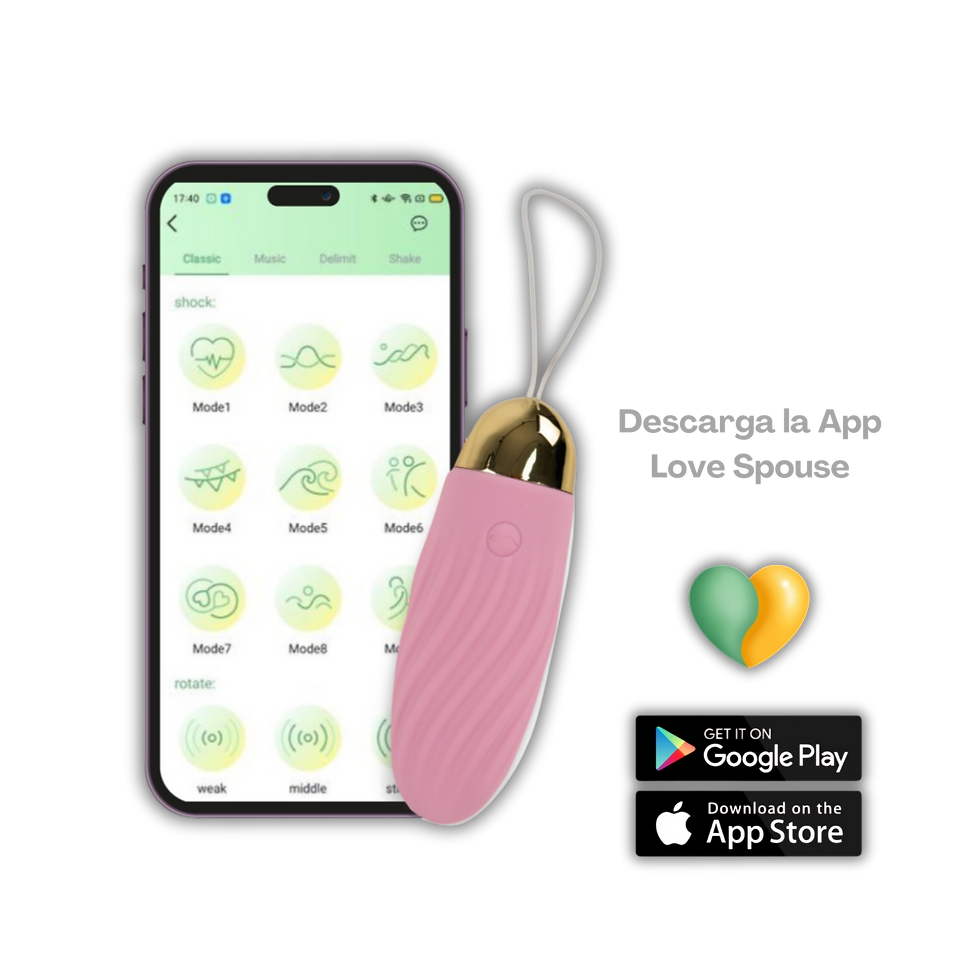 Miniatura: Huevo vibrador con App Elenor Majestic