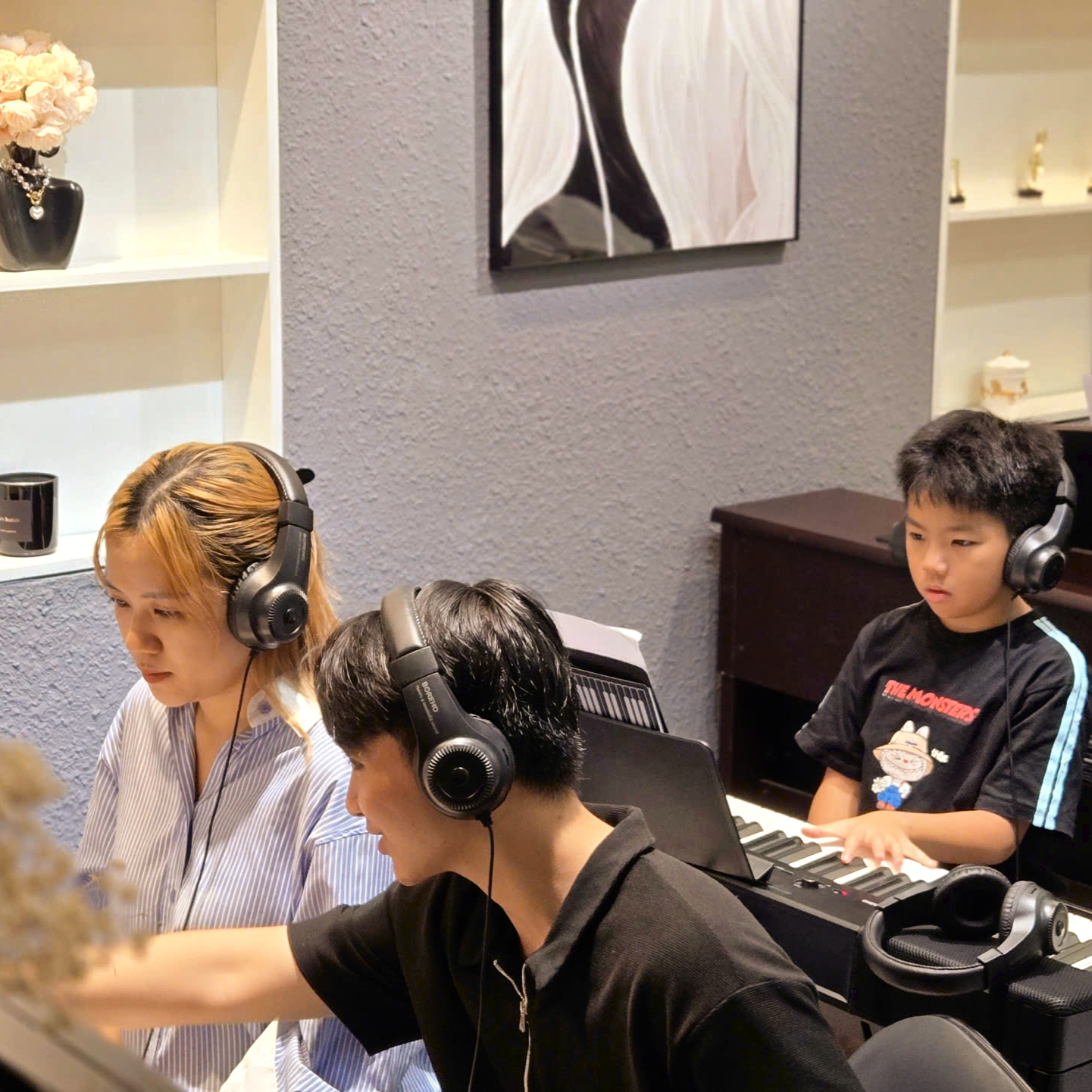 thích học piano