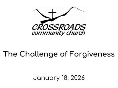 the challenge of forgiveness