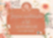 Carte fleuriste joyeux anniversaire à toi qui embellis le monde gâteau terracotta fleurs pêche
