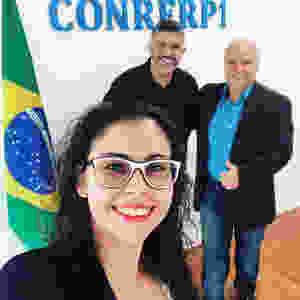 Roberta Paraguassú (Sec. Geral Conrerp1), Marcelo Tavares (Pres. Conferp) e Marcelo S. Oliveira (Pres. Conrerp1)