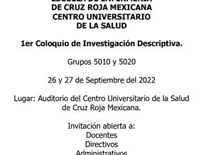 1er. Coloquio de Investigación Descriptiva