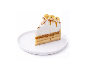 Banana Caramel Pie Slice