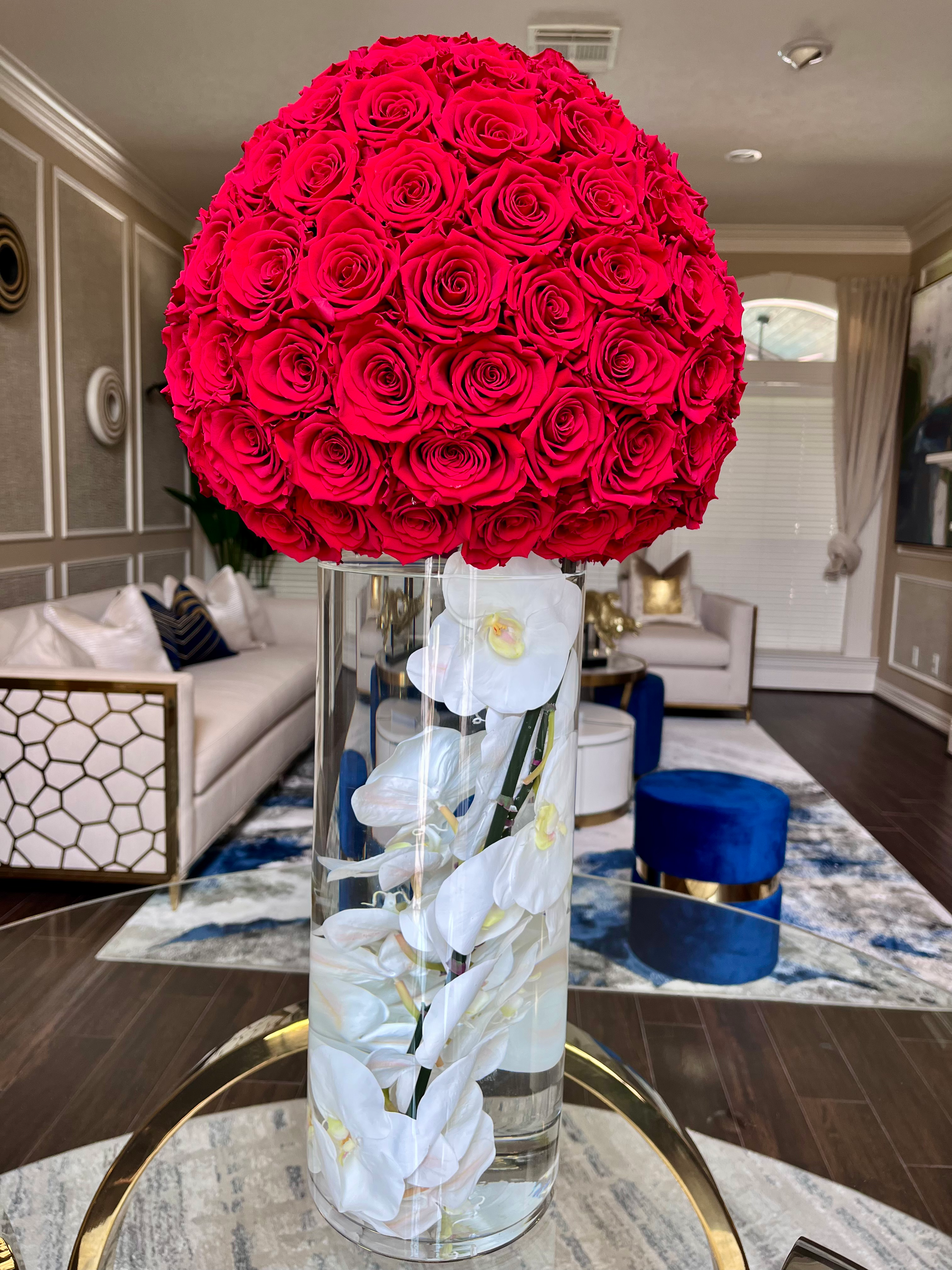 Floating Orchid Dome Head