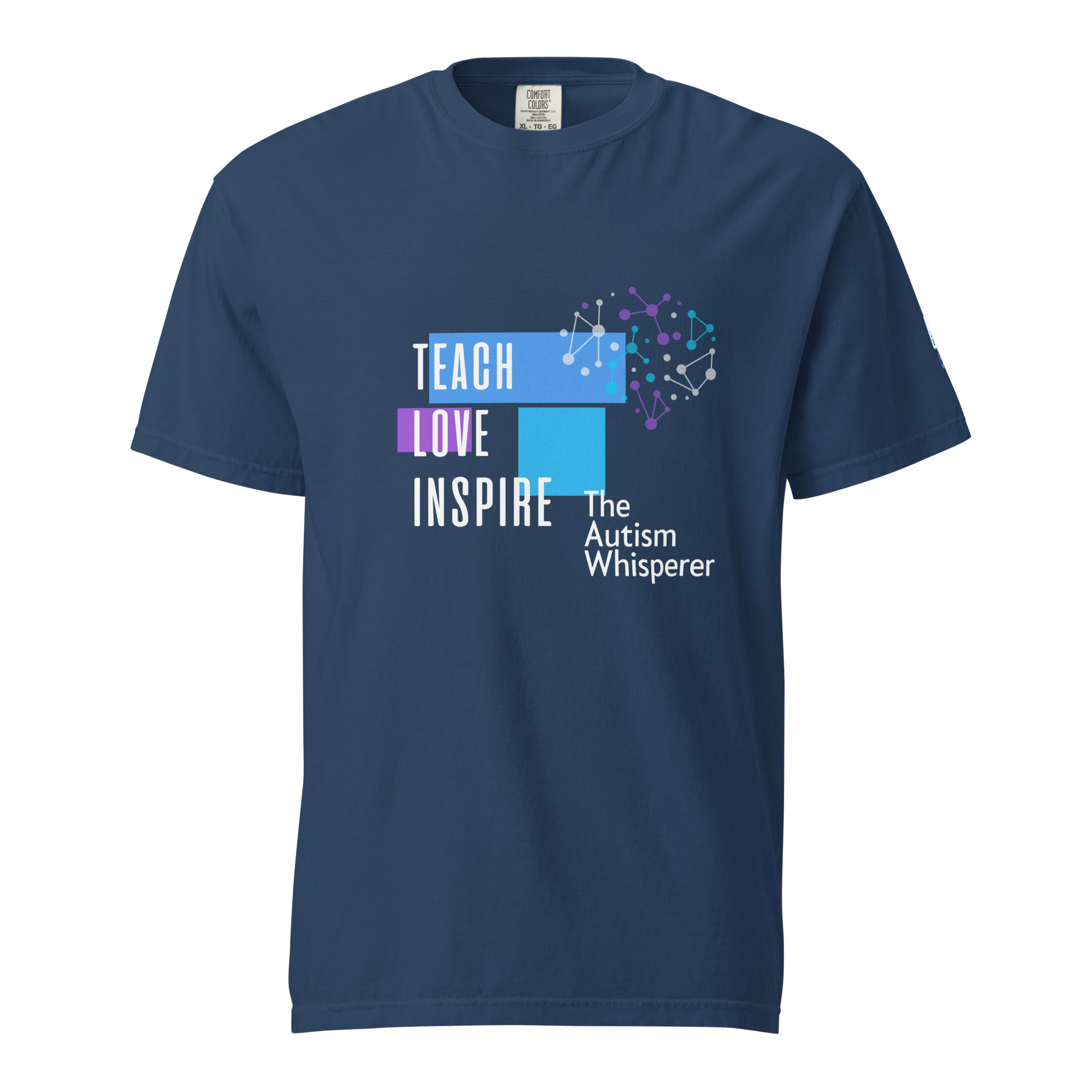 NeuroSol Autism Awareness Autism Whisperer Inspirational Heavyweight T-Shirt