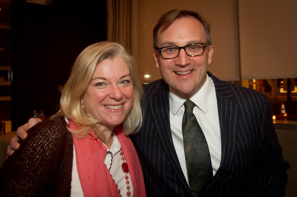 Katherine Hamilton of 38 North Solutions and RENEWPR President Ben Finzel - January 2016