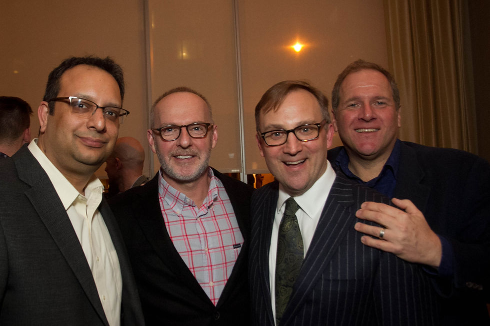 Arvind Manocha, Gideon Malone, Ben Finzel and Mark Pimble