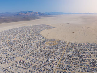 High winds and dust storms shake "Burning Man" 2025