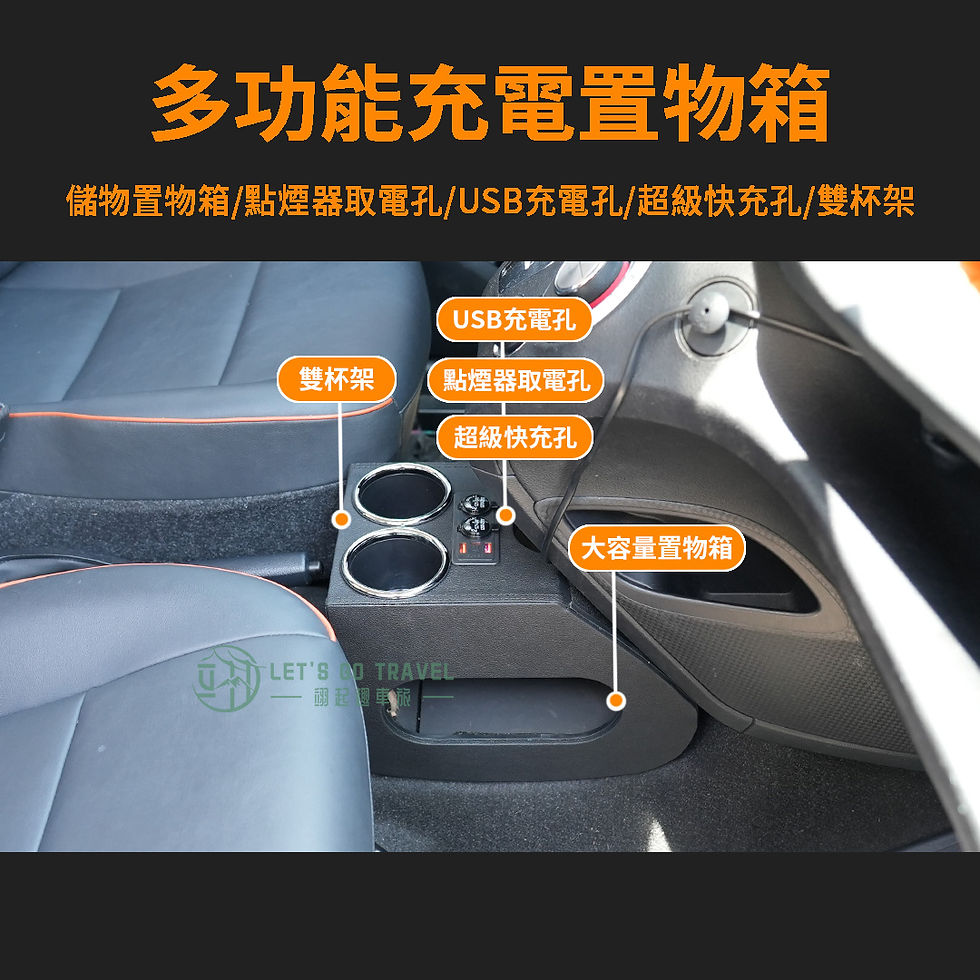 縮圖：Sienta中央置物盒 Type-C 車用快充