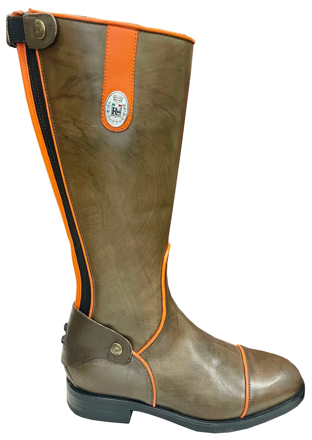 Mid-Calf Boot with the back zipper - 0530/2