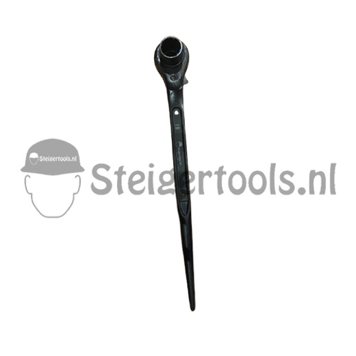 DAKCOS 2-delige steigerratel 19/22 mm steigerratel rechts/links omschakelbaar steigerbouwratel van CR-V met corrosiebestendige zwarte fosfatering DAKCOS 2-delige steigerratel 19/22 mm steigerratel rechts/links omschakelbaar steigerbouwratel van CR-V met corrosiebestendige zwarte fosfatering