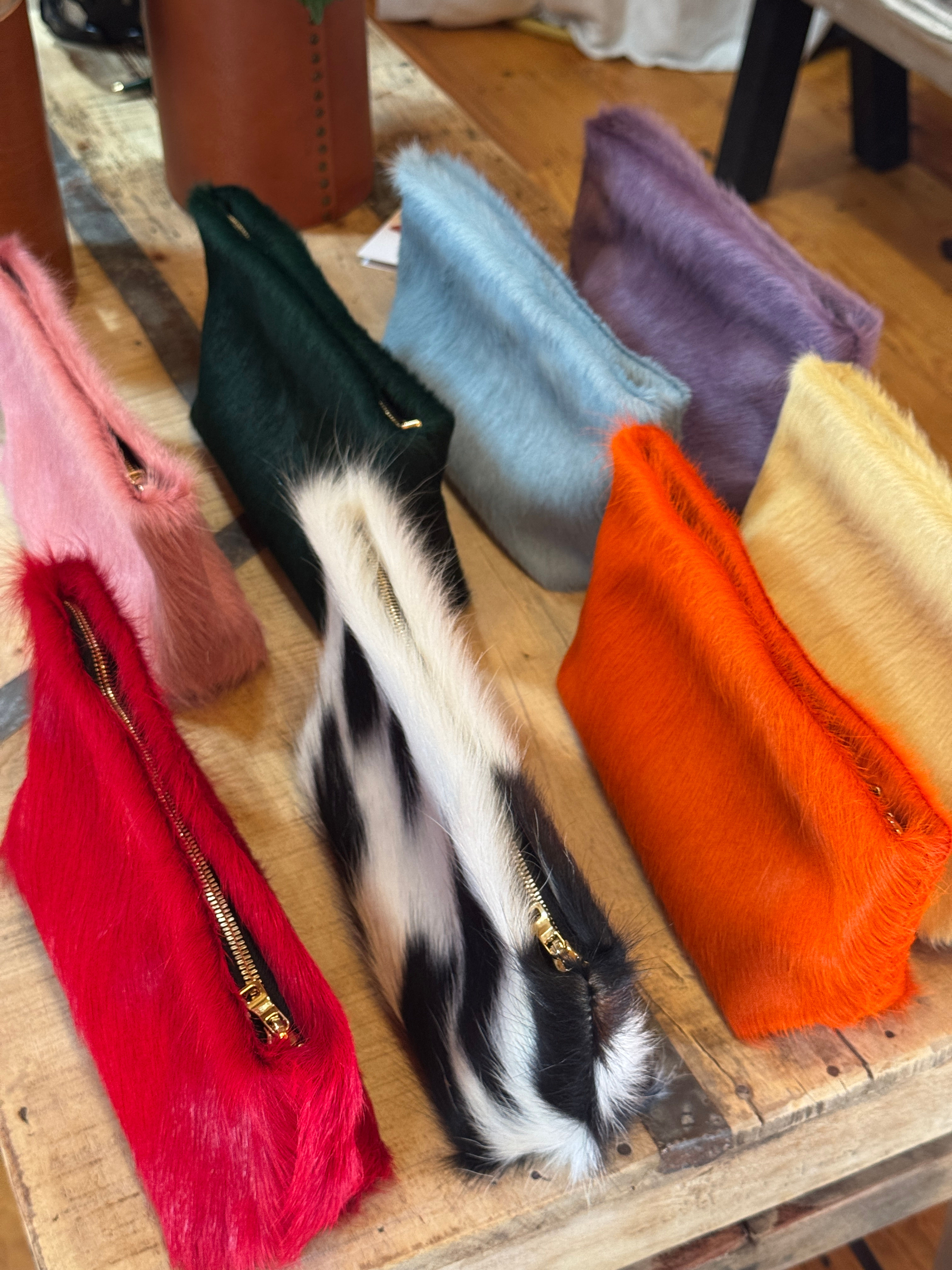 Cowhide Clutch