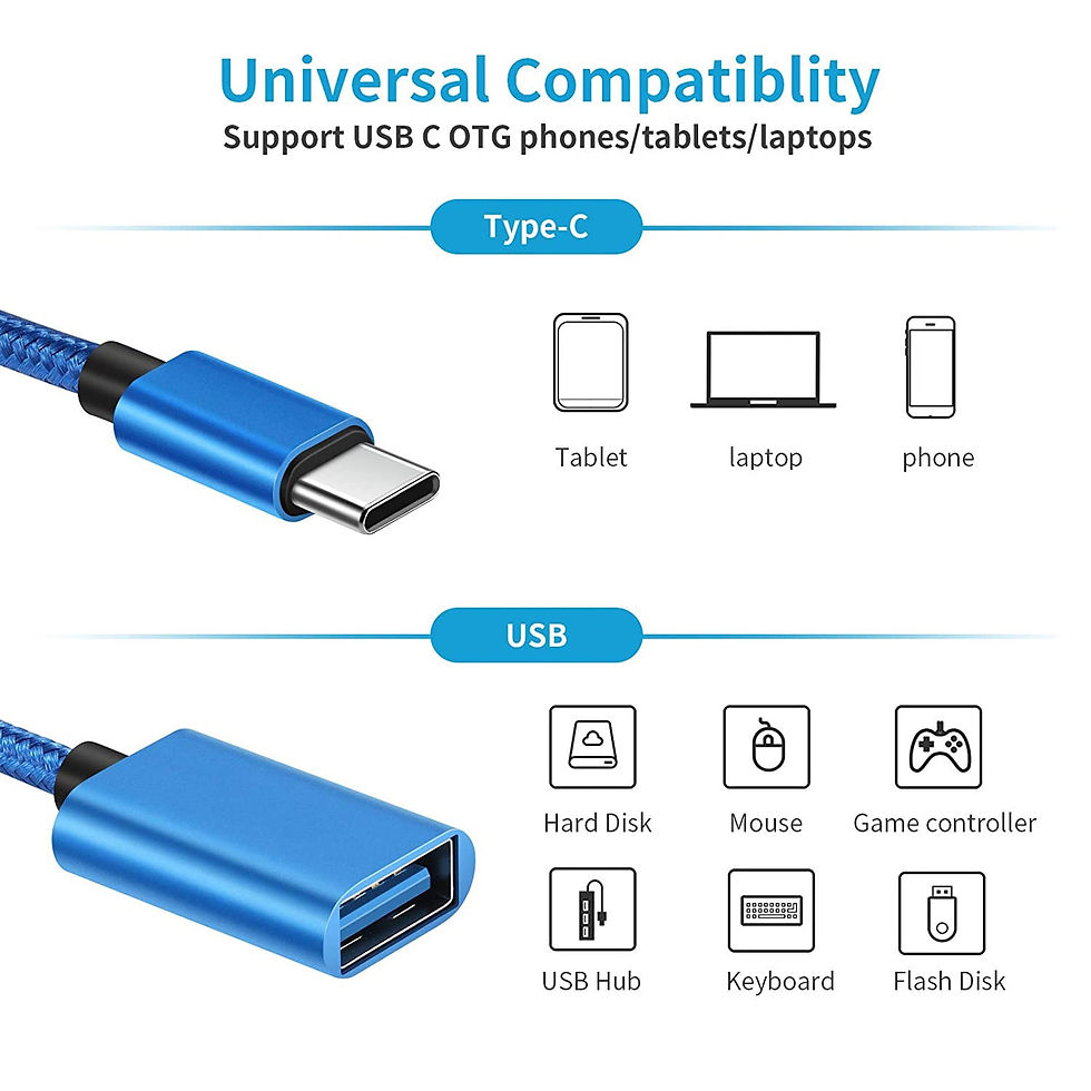 Thumbnail: OTG Type C Cable Adapter USB to Type C Adapter Huawei OTG Data Cable Converter