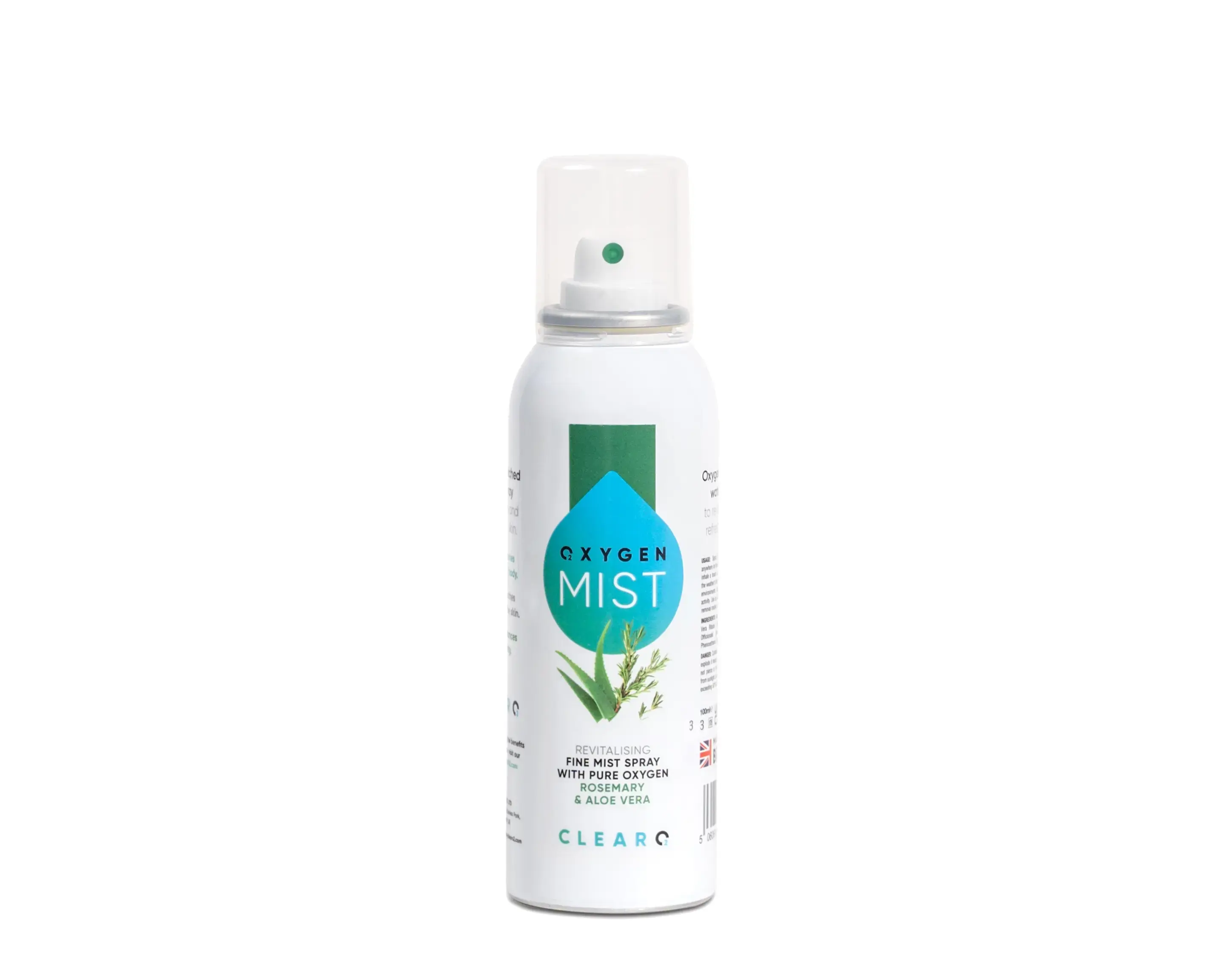 Oxygen Mist – Fine Mist Facial Spray – Rosemary – For mental clarity – 100ml