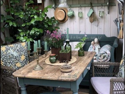 Balkon und Garten