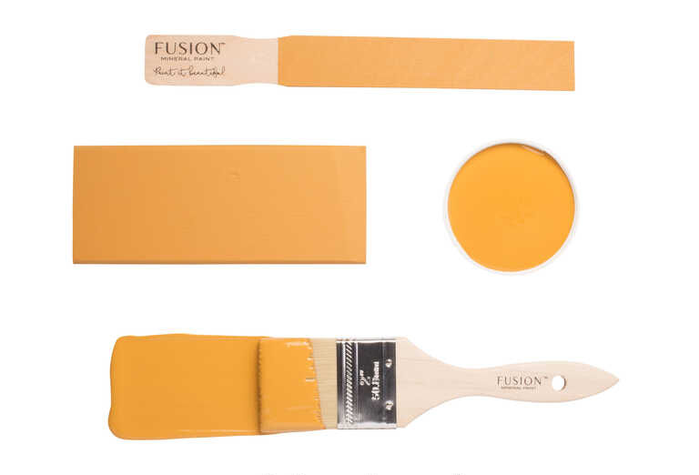 Fusion Mineral Paint Mustard in Österreich kaufen, gelbe Acrylfarbe für alle Oberflächen