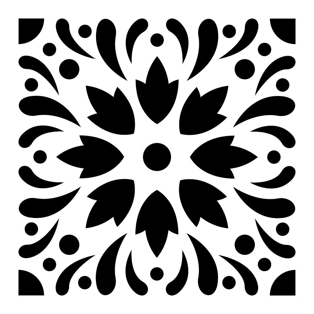 Fliesenschablone 15x15 cm