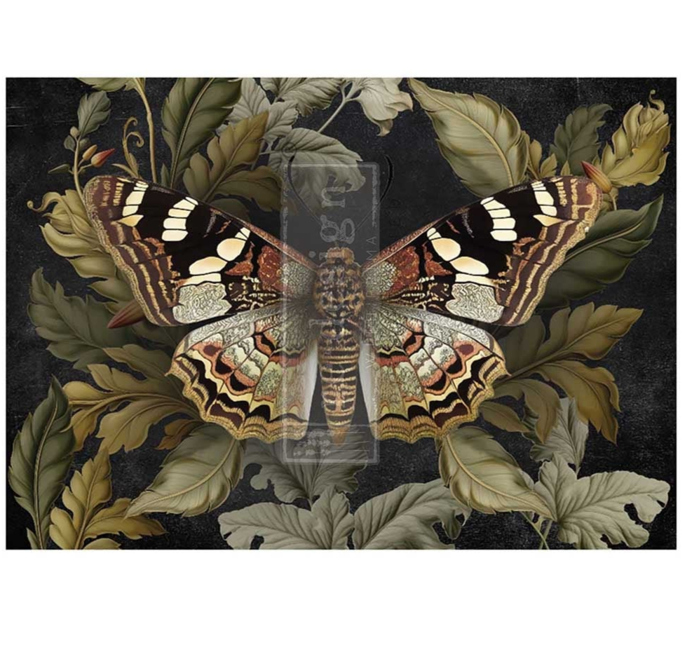 Decoupage Papier Großformat mit Schmetterling