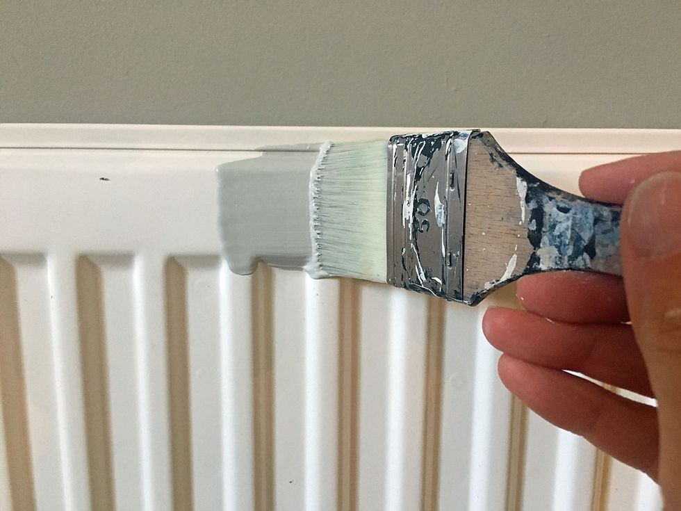 Heizkörper streichen mit Fusion Mineral Paint