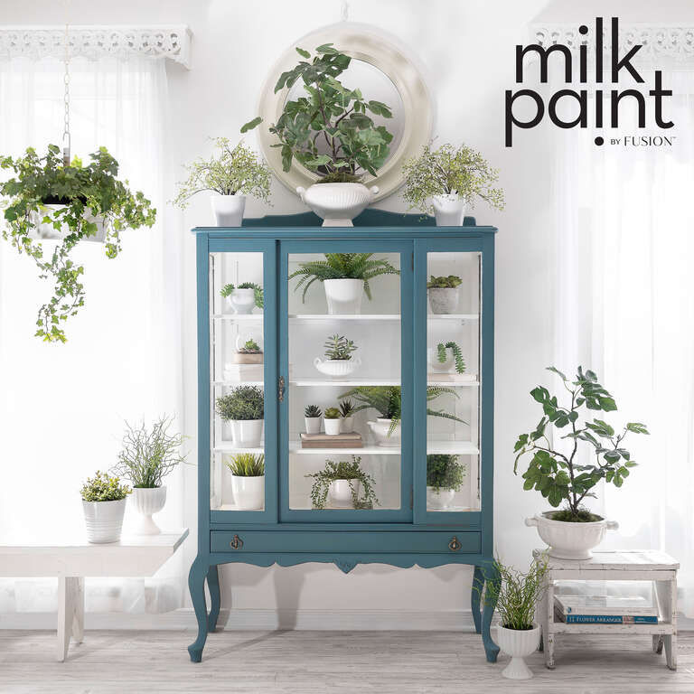 Miniaturbild: Milchfarbe grün / blaugrün / Naturfarbe / Milk Paint by Fusion / Kaseinfarbe / Himmelblau & Co